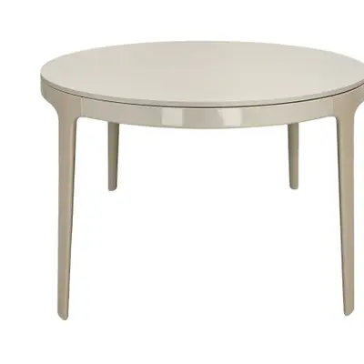 Soffbord Vit Ø80 (2)