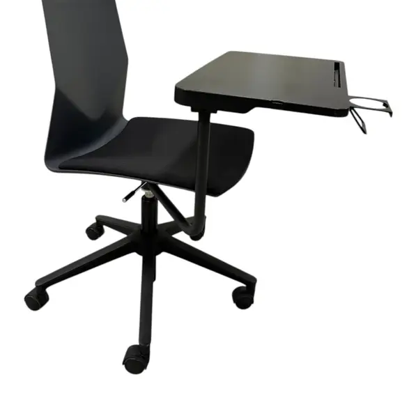 Konferensstol Four Design Fourcast Wheeler GråSvart (4)