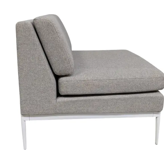 SoffmodulFåtölj Lotus Bergamo 1-sits GråVit (3)