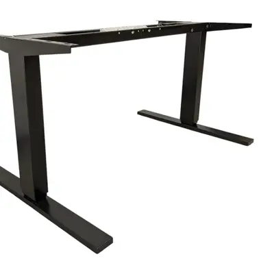 Elskrivbord Swedstyle Aero Flex 2B3D Svart 120-200×80 (2)