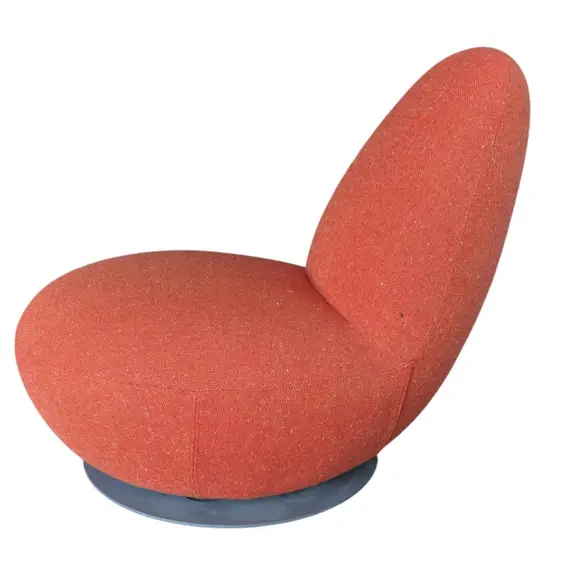 Fåtölj Blå Station Oppo Orange (3)