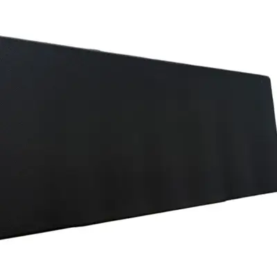 Bordsskärm Svart 180×65