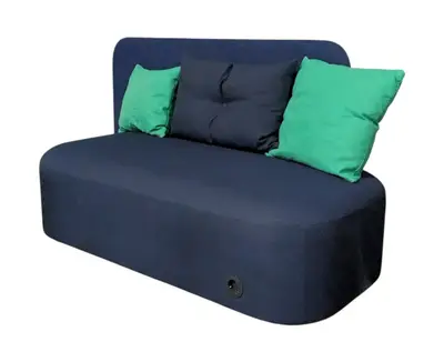 Sittbänk Martela PodLounge Låg MörkblåGrön (3)