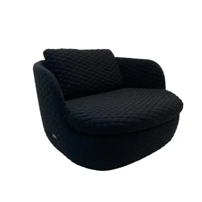 Fåtölj Moooi Bart Swivel Svart
