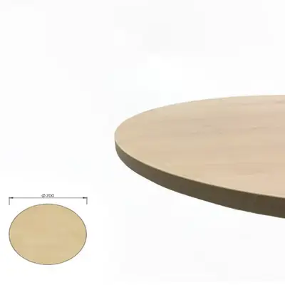 Bordsskiva Björk Ø70