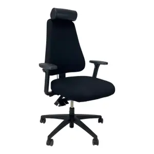 Arbetsstol Lanab Design LD Svart/Skinn