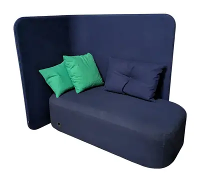 Sittbänk Martela PodLounge Hög MörkblåGrön (6)