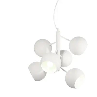 Taklampa Globen Pendel Rondo Vit