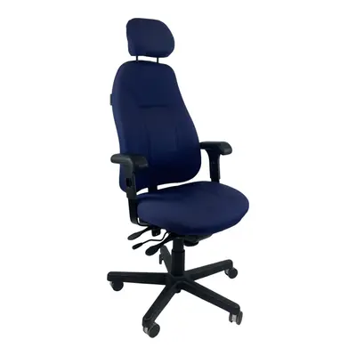 Kontorsstol Malmstolen 4000 Blå/Mönstrad