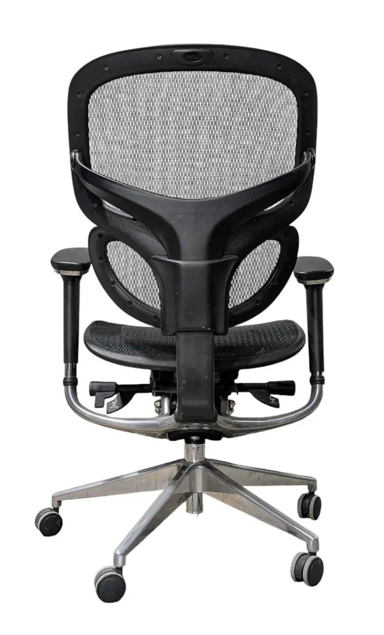 Kontorsstol Ergonomisk Kontorsstol Nät Svart (3)