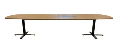 Konferensbord Kinnarps Oberon EkSvart 360×120 (2)