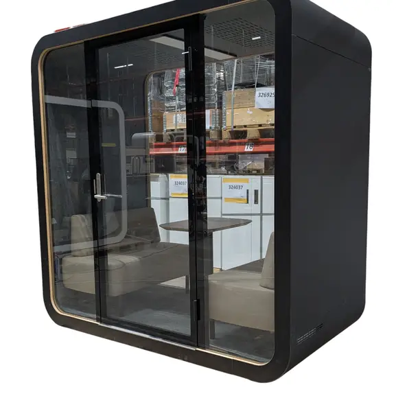 Telefonbås Pod Martela Framery Q Meeting Maggie Svart (2)