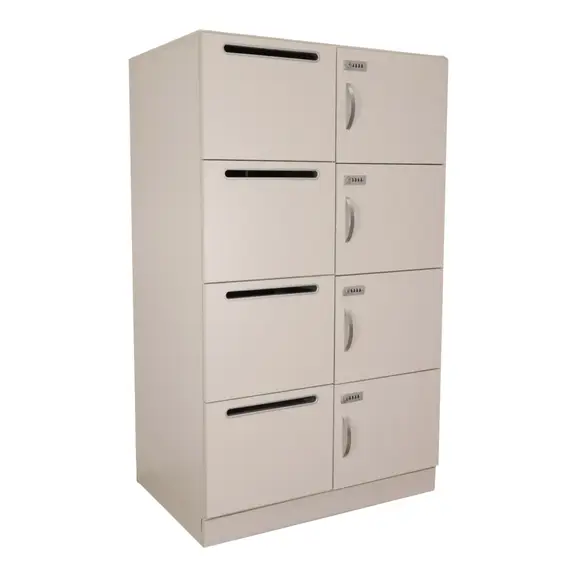 Personlig Förvaring Med Postfack Duba B8 Vit