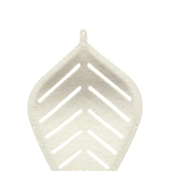 Ljudabsorbent Abstracta Airleaf Vitt (4)