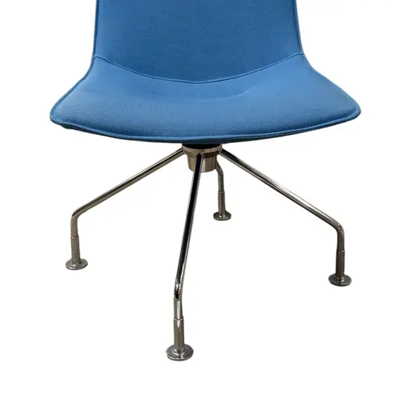 Konferensstol Lammhults Comet LjusblåKrom (5)