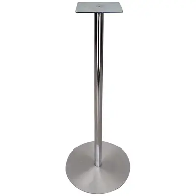 Pelarstativ Krom/Borstat stål Ø50-70cm Höjd 109cm