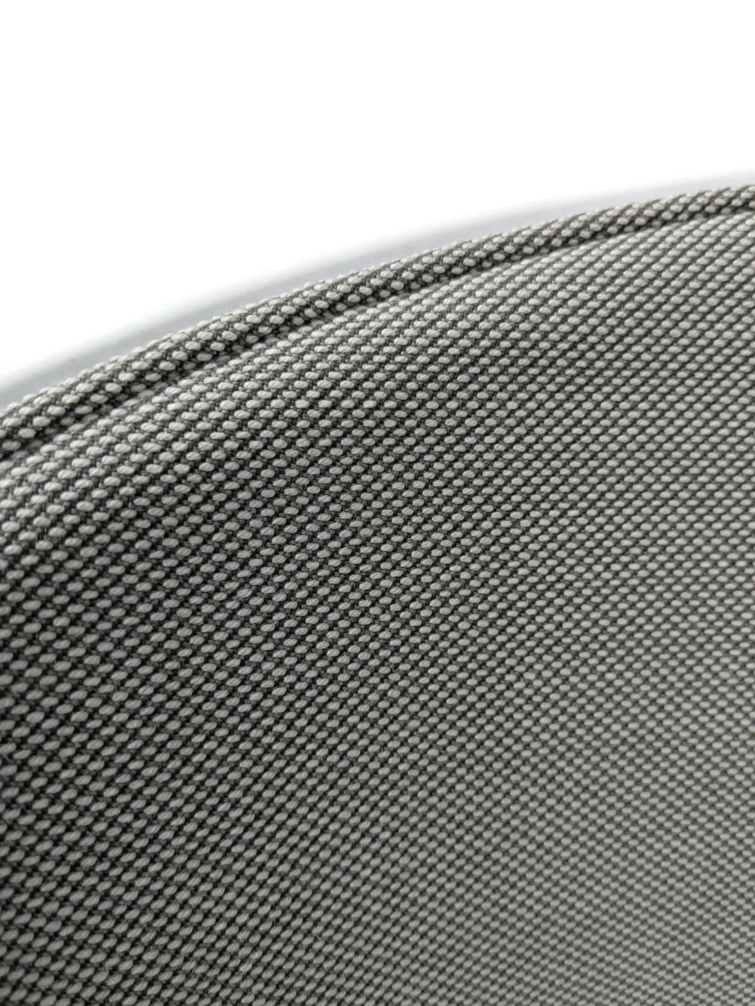 Konferensstol AAC24 Front Upholstery LjusgråVitKrom (4)