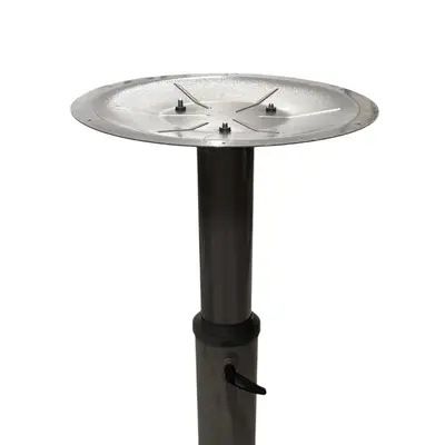 Pelarstativ Kinnarps Serie E Grå 60-86 cm