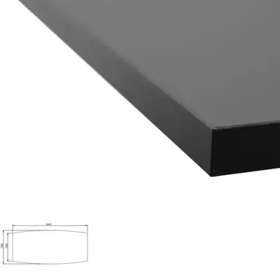 Konferensskiva 240×120 Dark grey