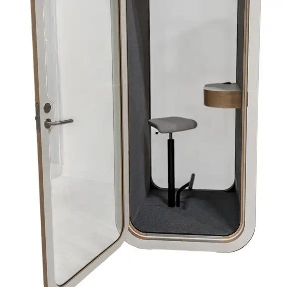 Telefonbås Pod Framery O VitMörkgrå (2)