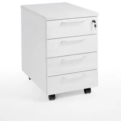 Rullhurts 4-lådor Economy Vit