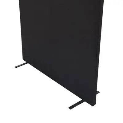 Golvskärm BrunSvart 120×142