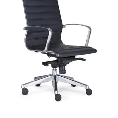 Kontorsstol Toplux Sitio Deluxe High Svart