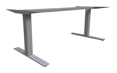 Elskrivbord Kinnarps Oberon Grå 160-180×70-80 (2)