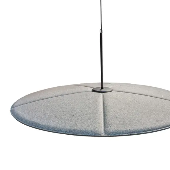 TaklampaLjudabsorbent Abstracta Lily Grå Ø120