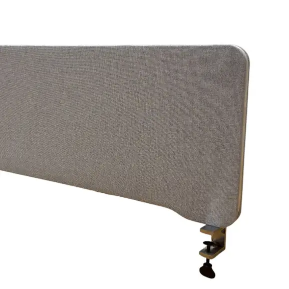 Bordsskärm Lintex Edge Grå 140×40