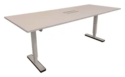 Konferensbord VitGrå 200×80