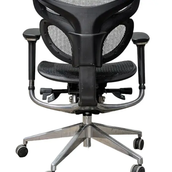 Kontorsstol Ergonomisk Kontorsstol Nät Svart (3)