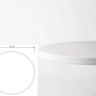 Bordsskiva Ø140 Vit