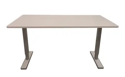 Elskrivbord VitGrå 140-160×70-80