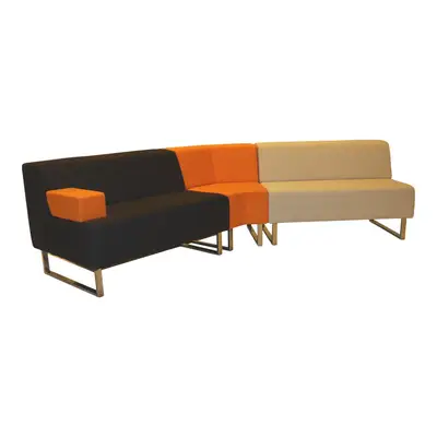 Soffa Johanson Design Svart/Beige/Orange 5-Sits