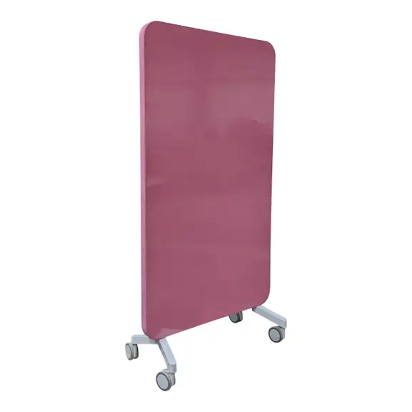 Glasskrivtavla Lintex Mood Textile Mobile Rosa 196×100 (4)