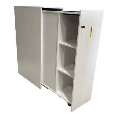 Towerförvaring Edsbyn Dubbelsidig Vit (2)