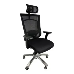 Kontorsstol Toplux Pro Net 6 Svart