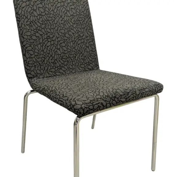 Stol Skandiform Afternoon GråMönstradKrom