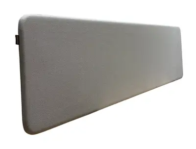 Bordsskärm Abstracta Softline Ljusgrå 140×45 (2)