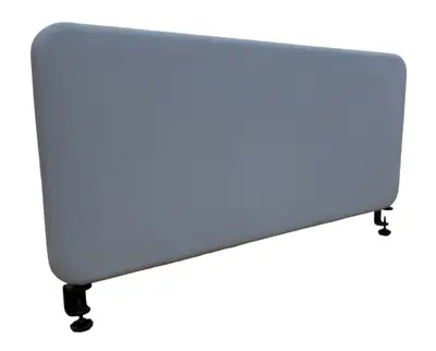 Bordsskärm Abstracta Softline Grå 100×45