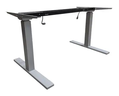 Elskrivbord Swedstyle LjusgråSvart 120×70-80