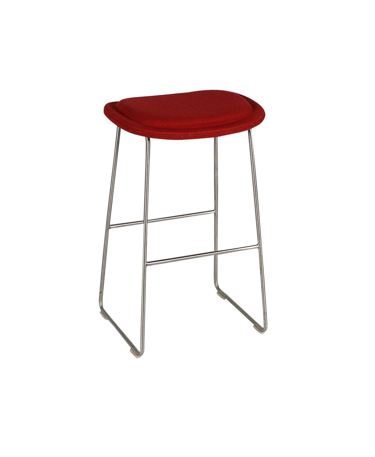 Barpall Cappellini hi pad stool mörkröd Barpall Cappellini hi pad stool mörkröd