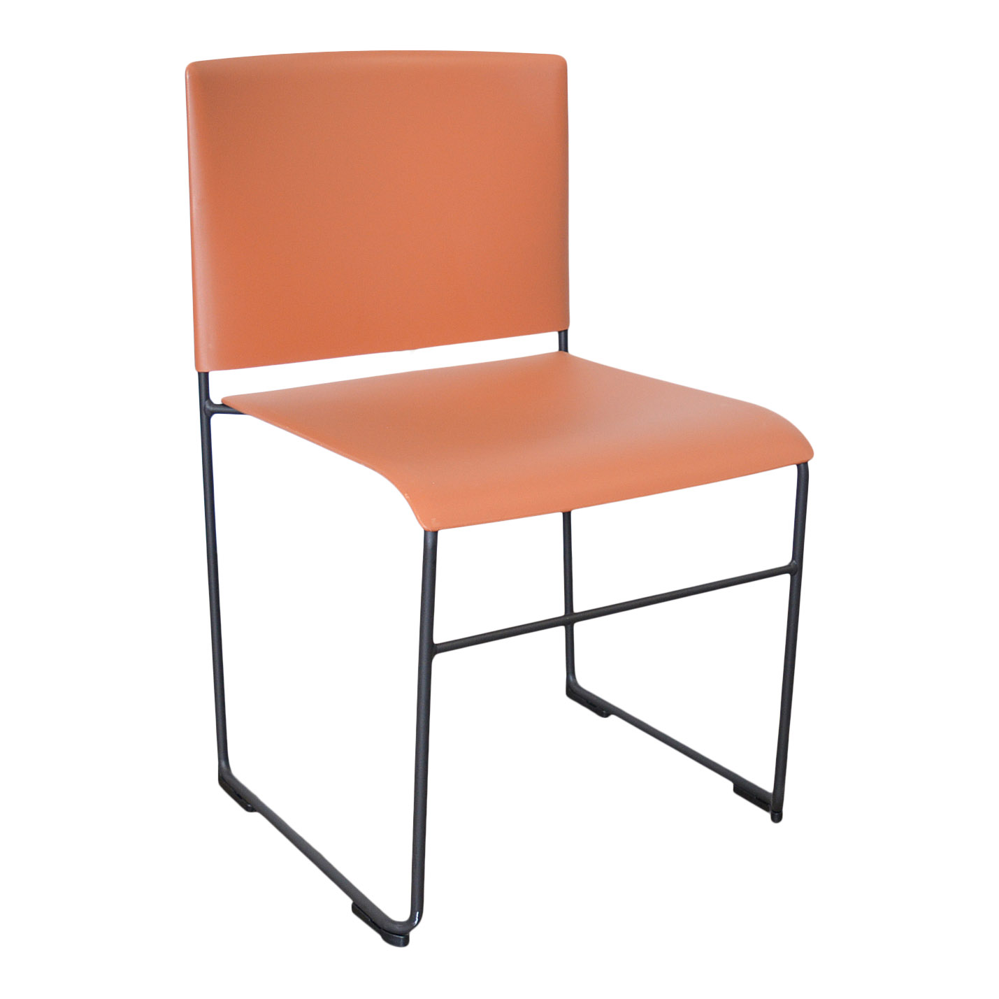 Stol Arper Stacy Orange/Svart