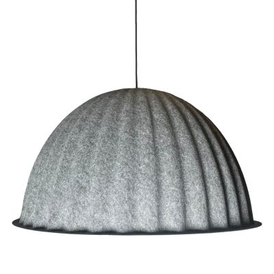 Taklampa Muuto Under the Bell Pendant Ø82 Grå